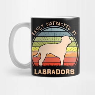 Easily Distracted By Labradors Mug